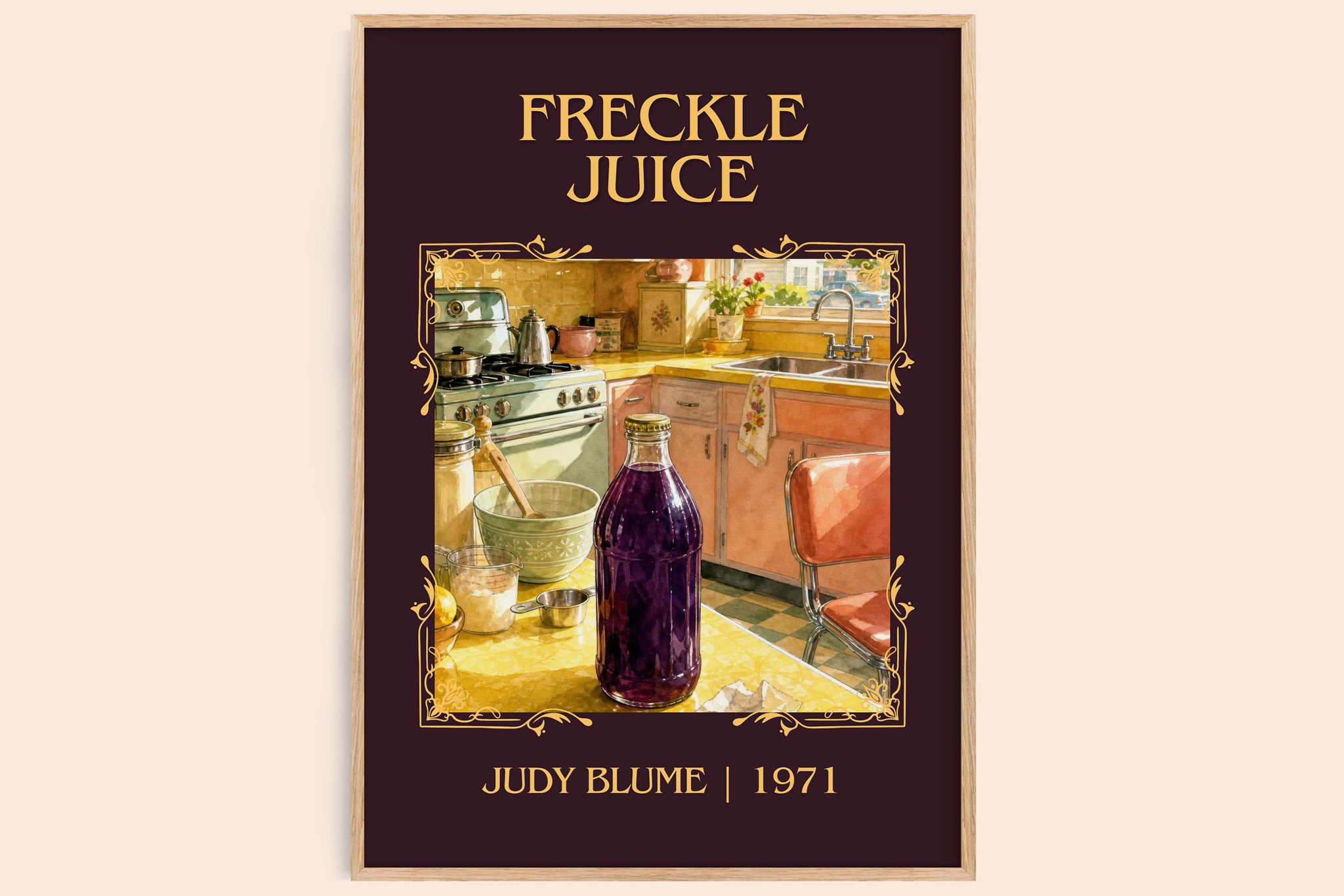 Freckle Juice Classic Book Art Print by Judy Blume