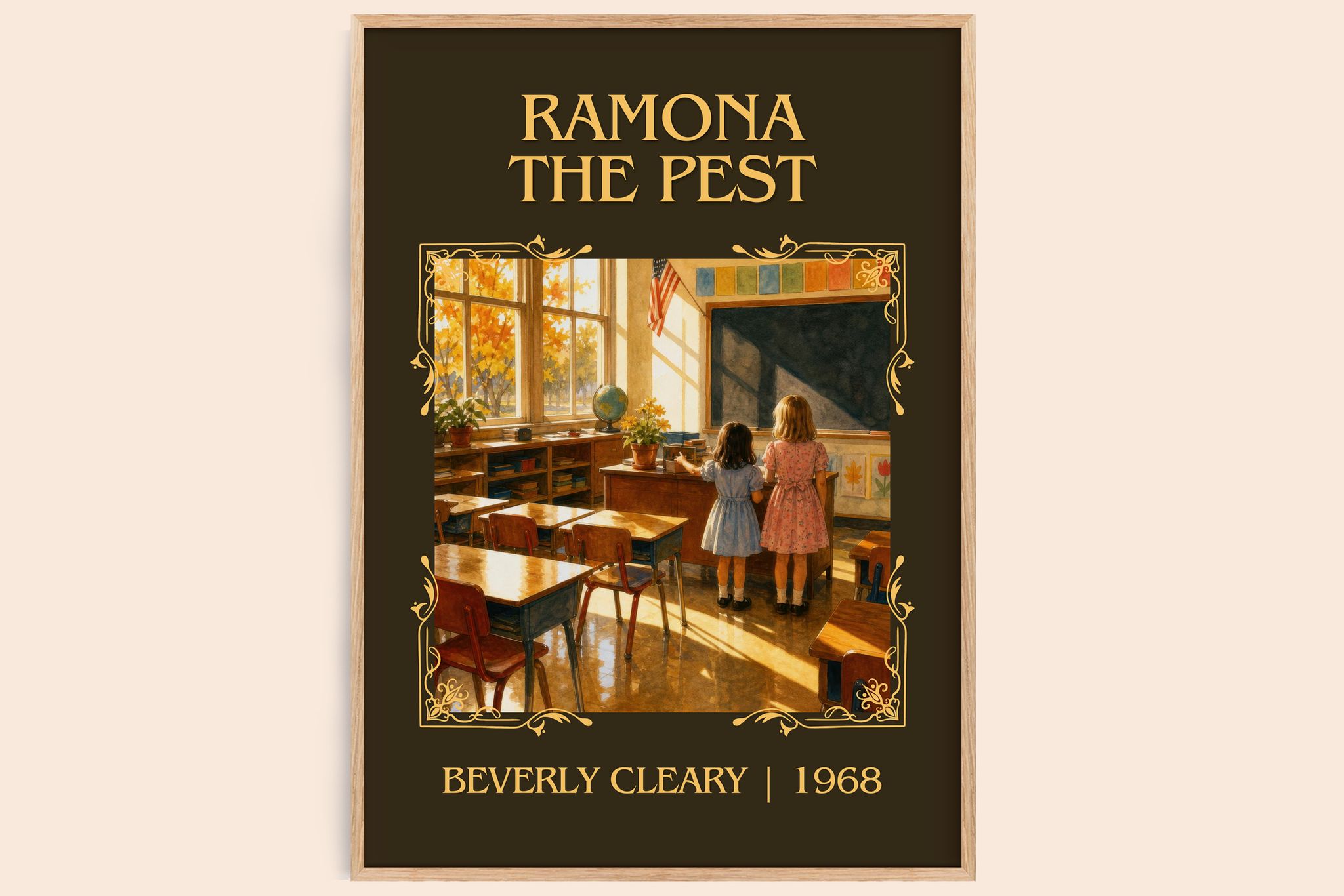 Ramona the Pest Classic Book Art Print by Beverly Cleary
