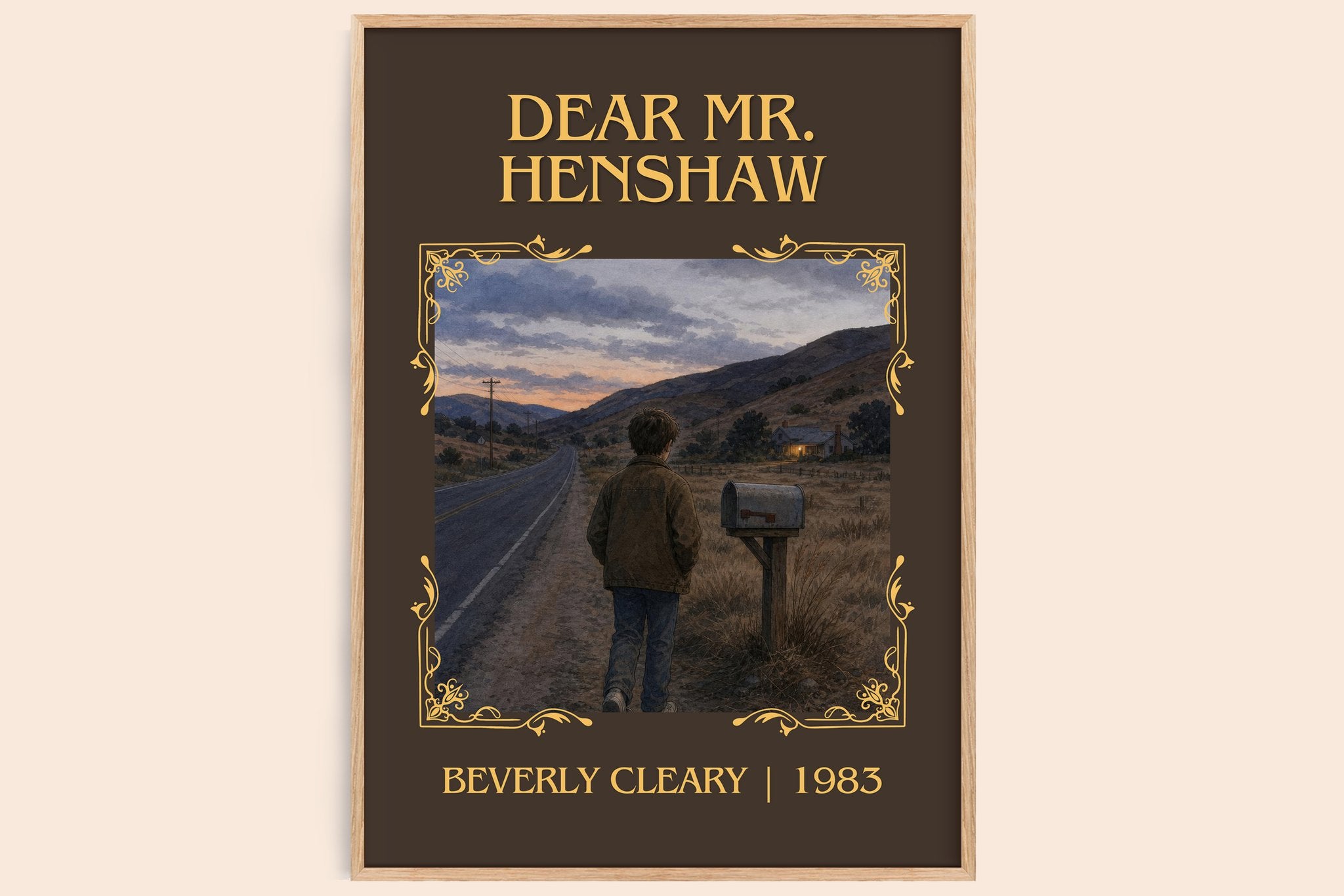Dear Mr. Henshaw Classic Book Art Print by Beverly Cleary