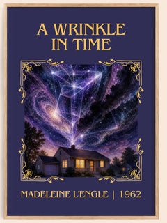 A Wrinkle in Time Classic Book Art Print by Madeleine L'Engle – book poster