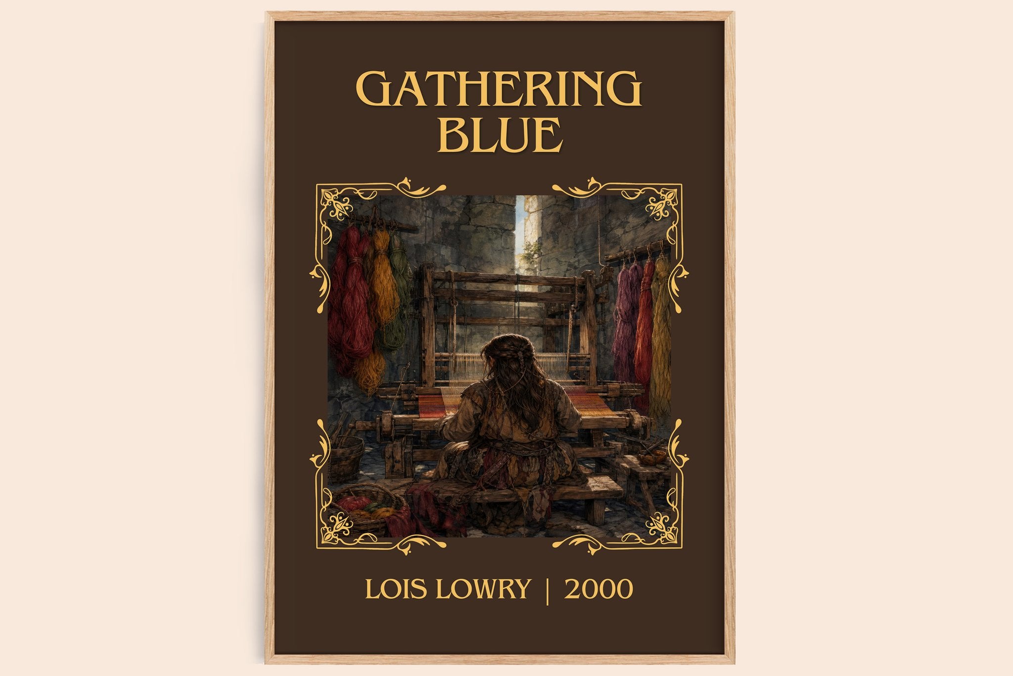 Gathering Blue Classic Book Art Print by Lois Lowry