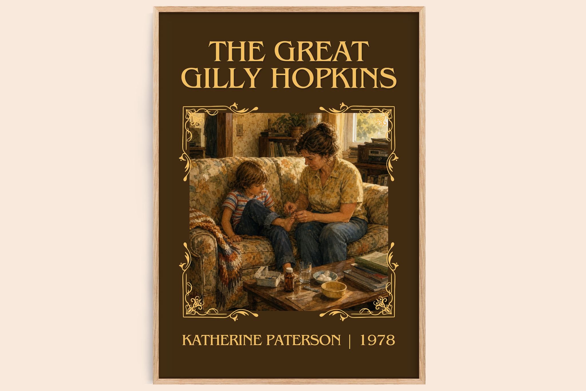 The Great Gilly Hopkins Classic Book Art Print by Katherine Paterson