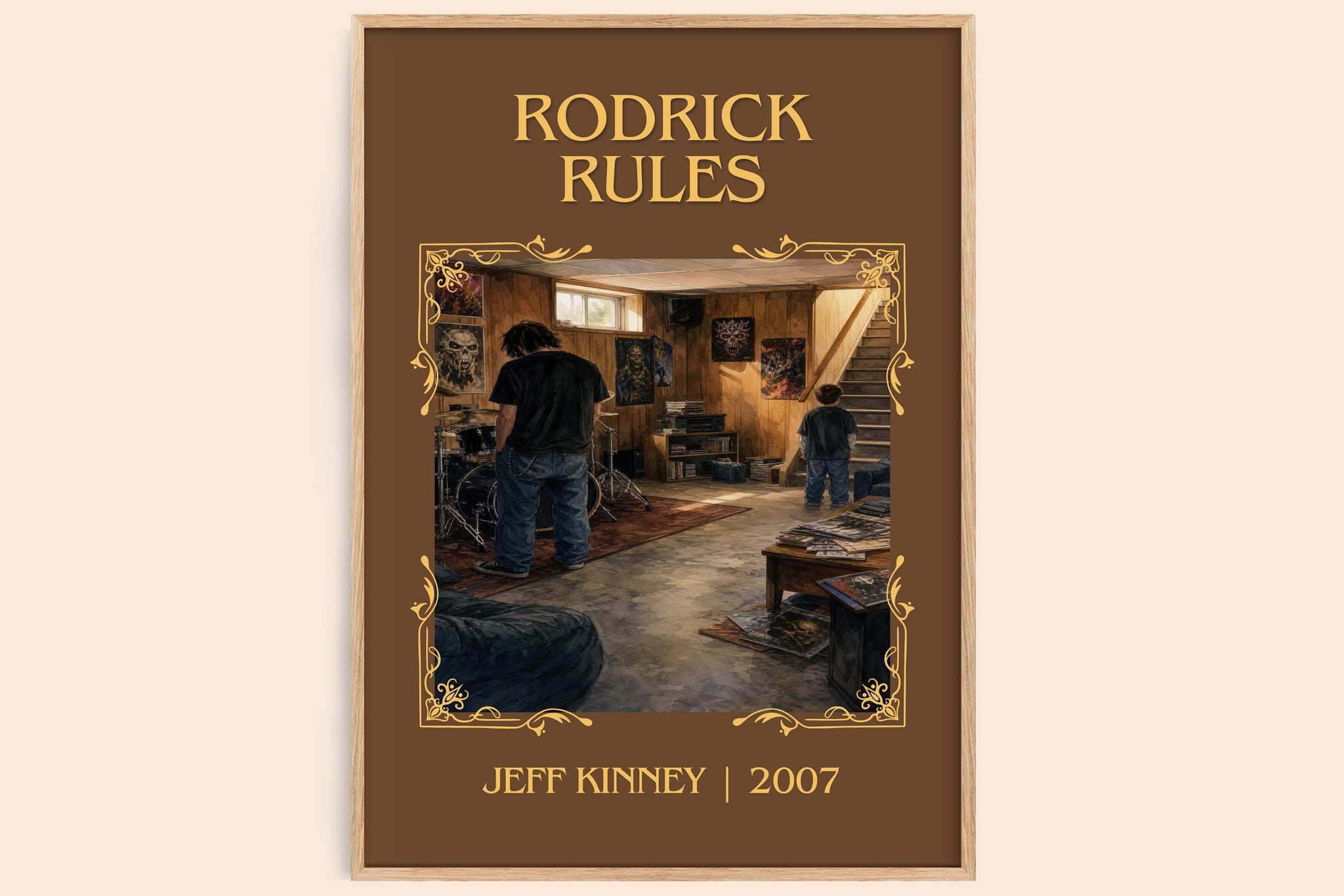 Rodrick Rules Classic Book Art Print by Jeff Kinney