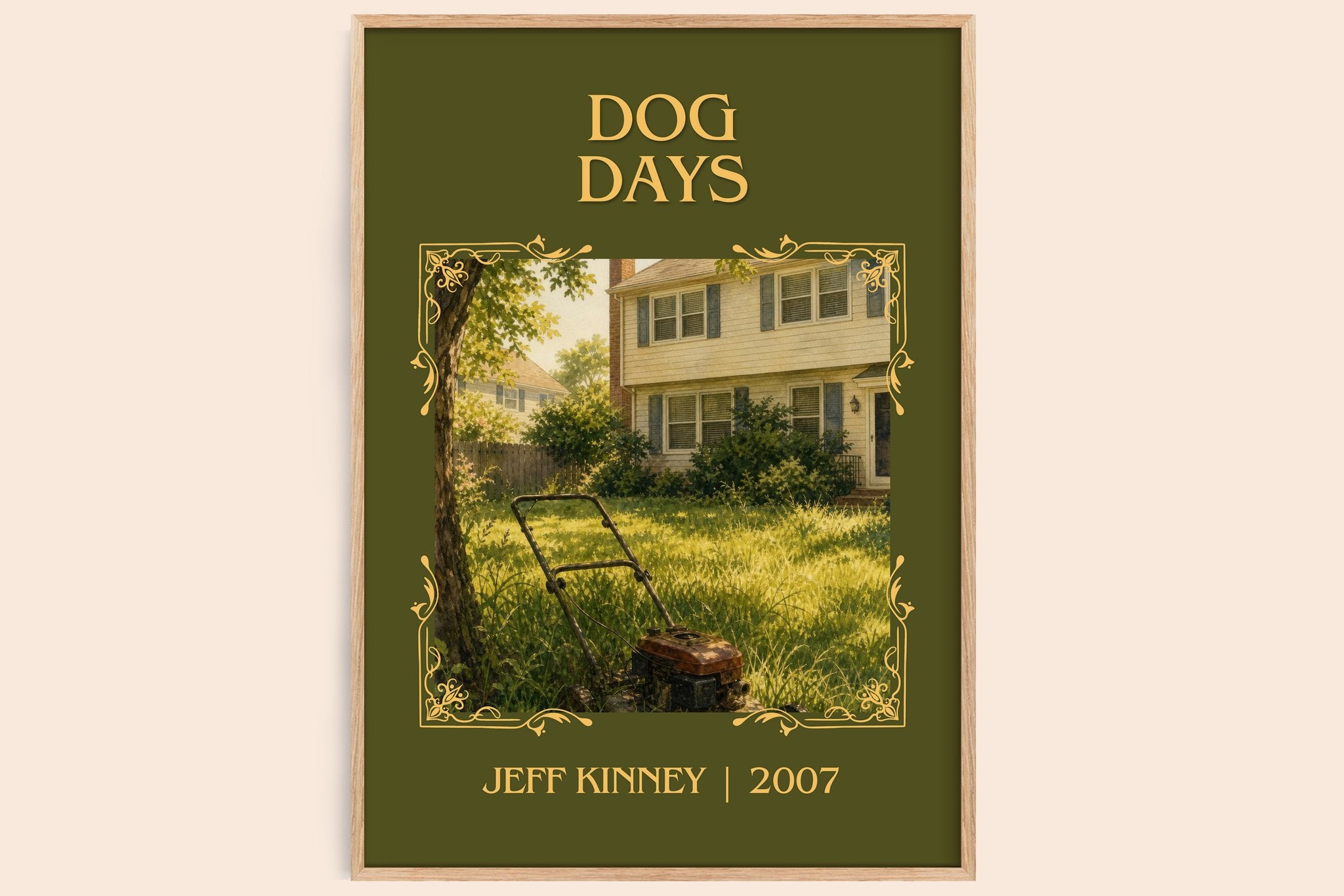 Dog Days Classic Book Art Print by Jeff Kinney