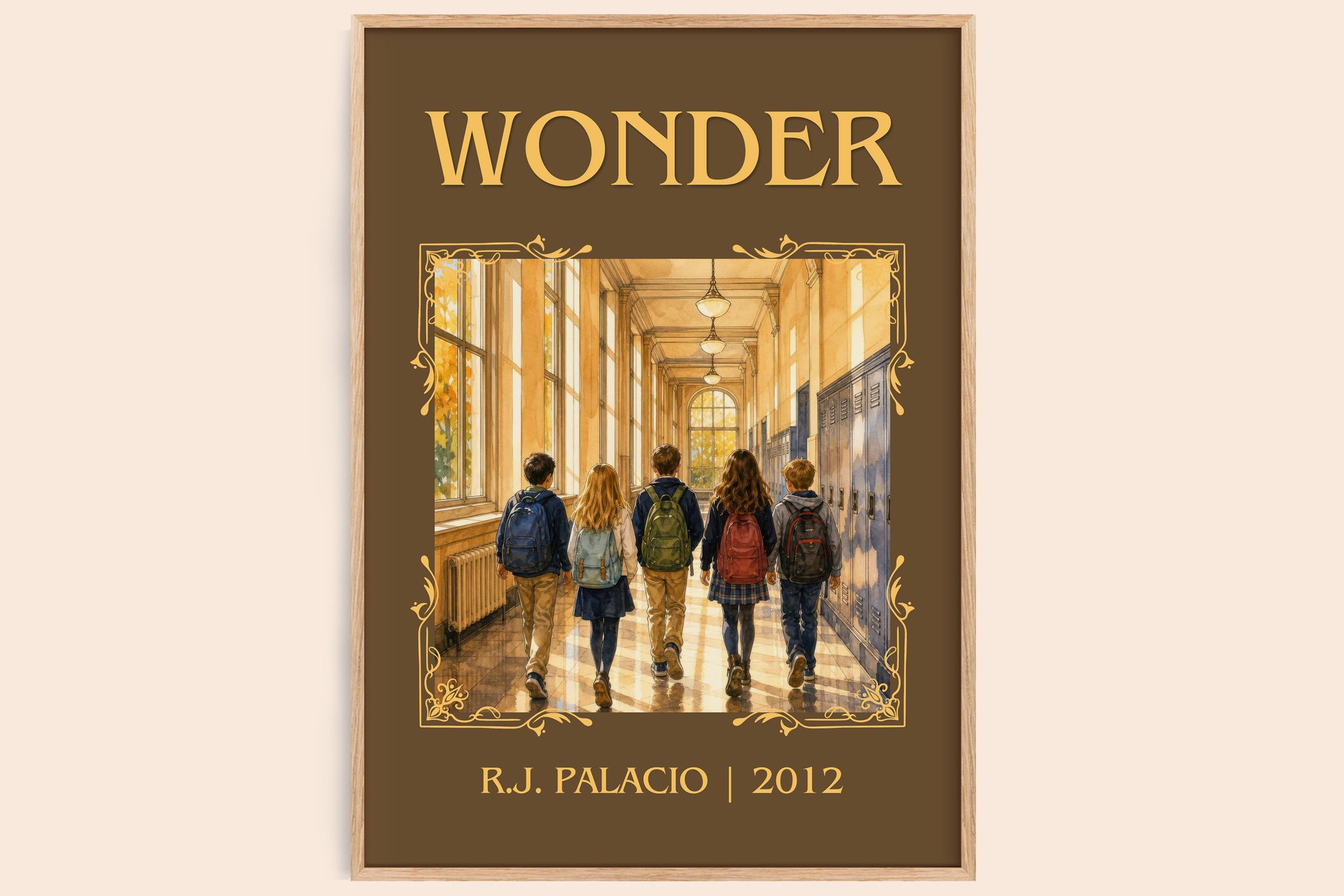 Wonder Classic Book Art Print by R.J. Palacio