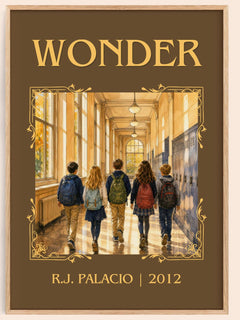 Wonder Classic Book Art Print by R.J. Palacio – book poster