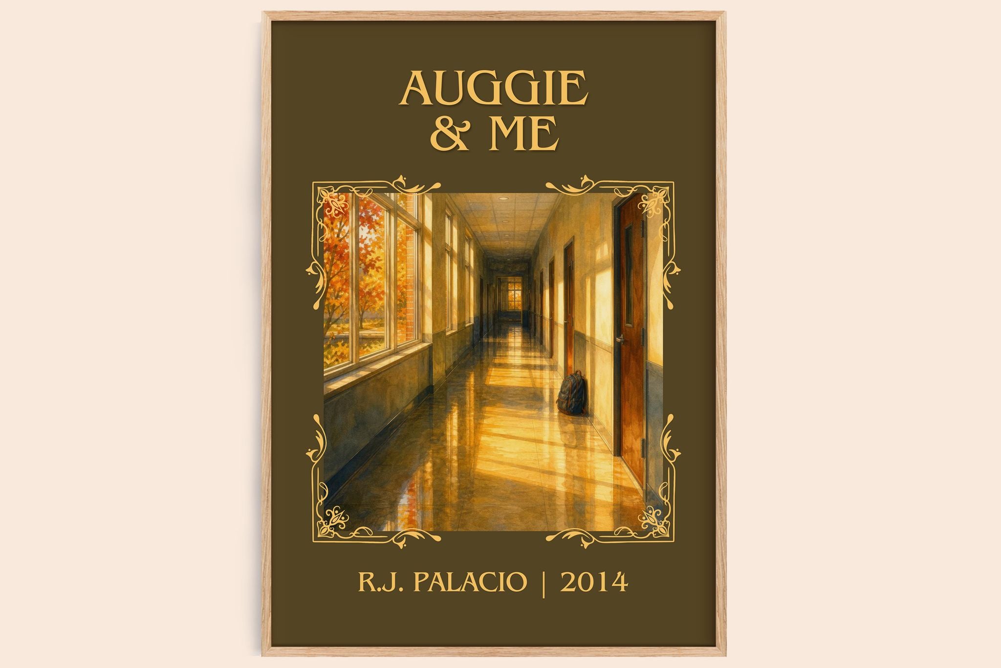 Auggie & Me Classic Book Art Print by R.J. Palacio