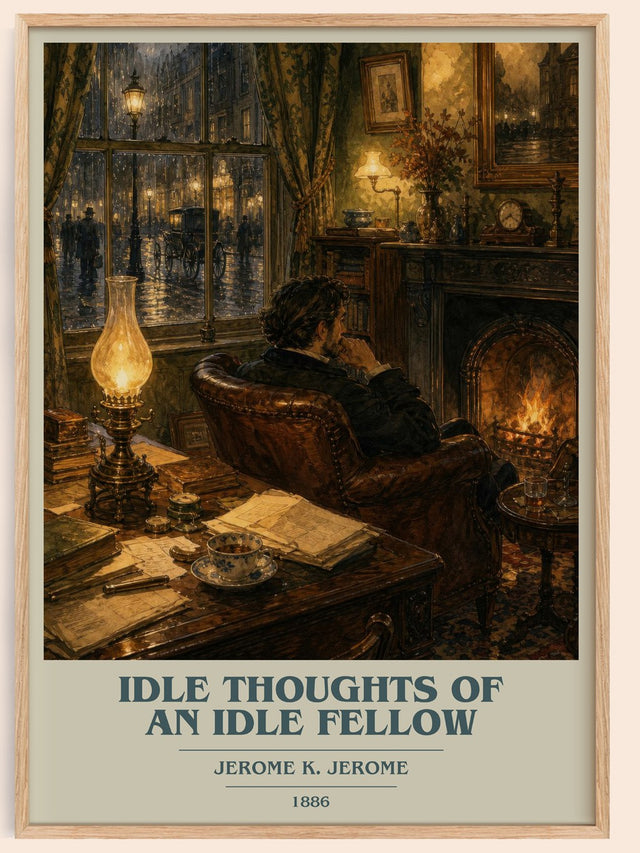 Idle Thoughts Of An Idle Fellow Book Cover Poster by Jerome K. Jerome