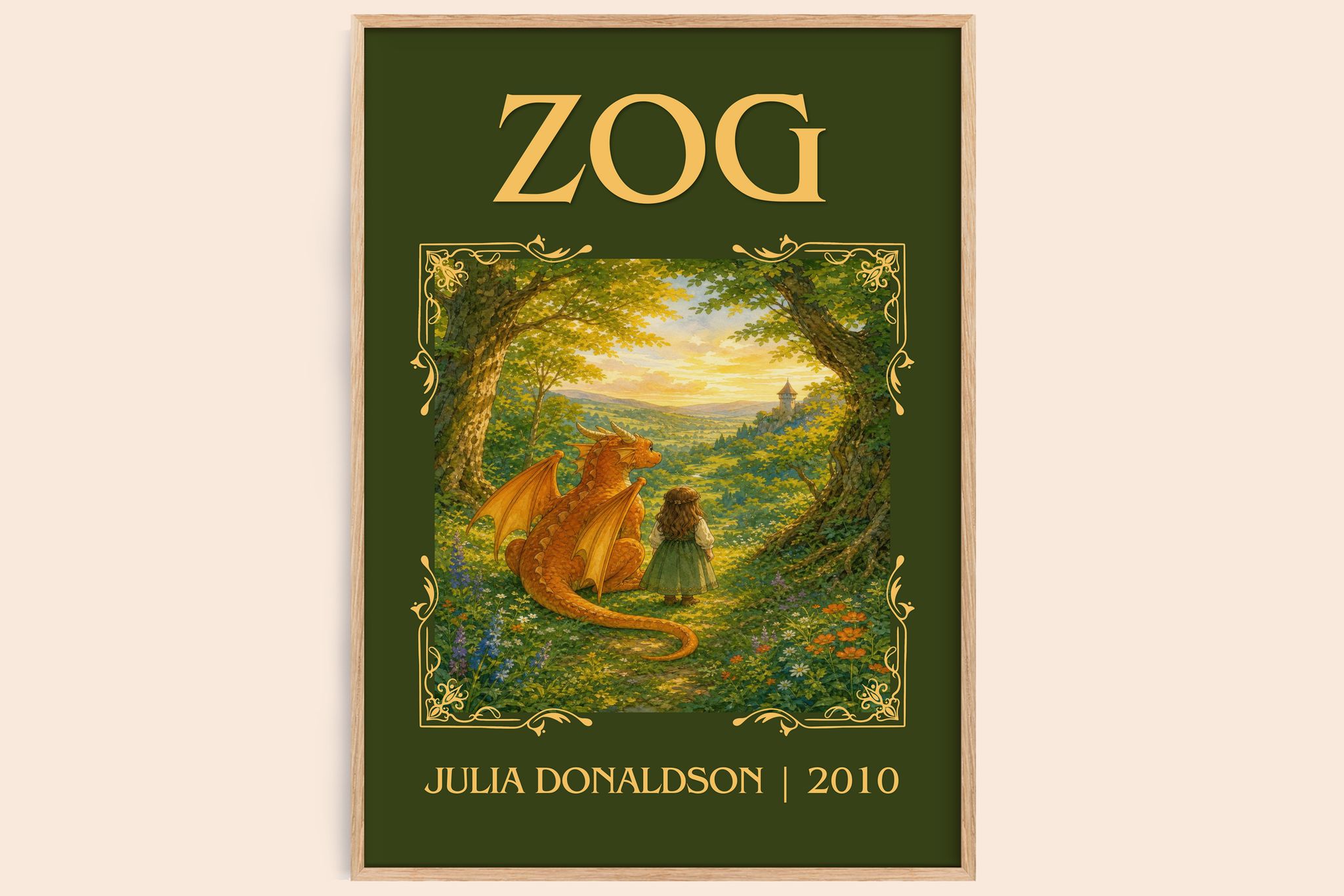 Zog Classic Book Art Print by Julia Donaldson