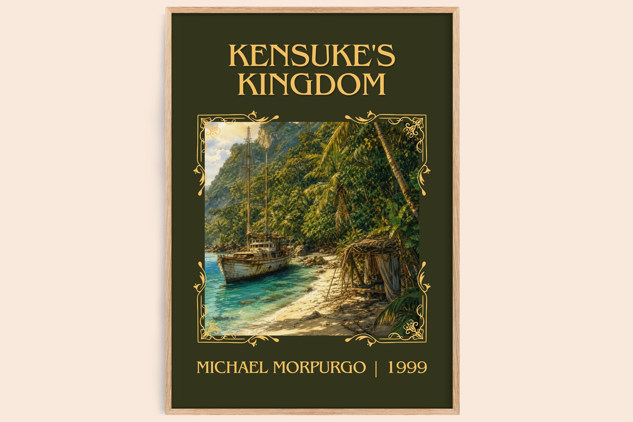 Kensuke's Kingdom Classic Book Art Print by Michael Morpurgo