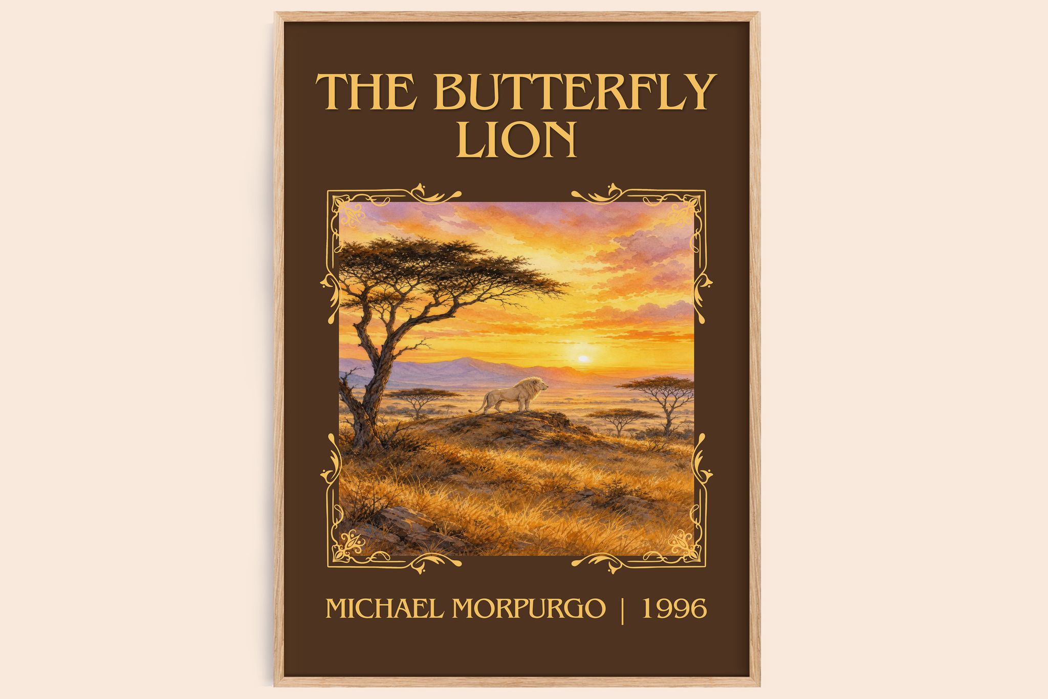 The Butterfly Lion Classic Book Art Print by Michael Morpurgo