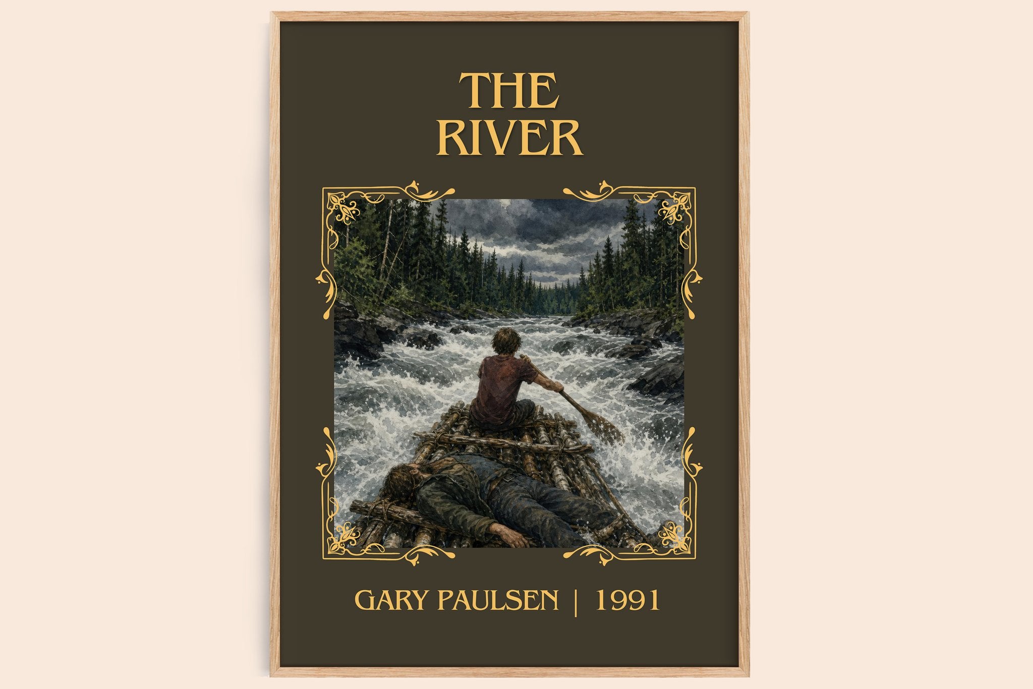 The River Classic Book Art Print by Gary Paulsen
