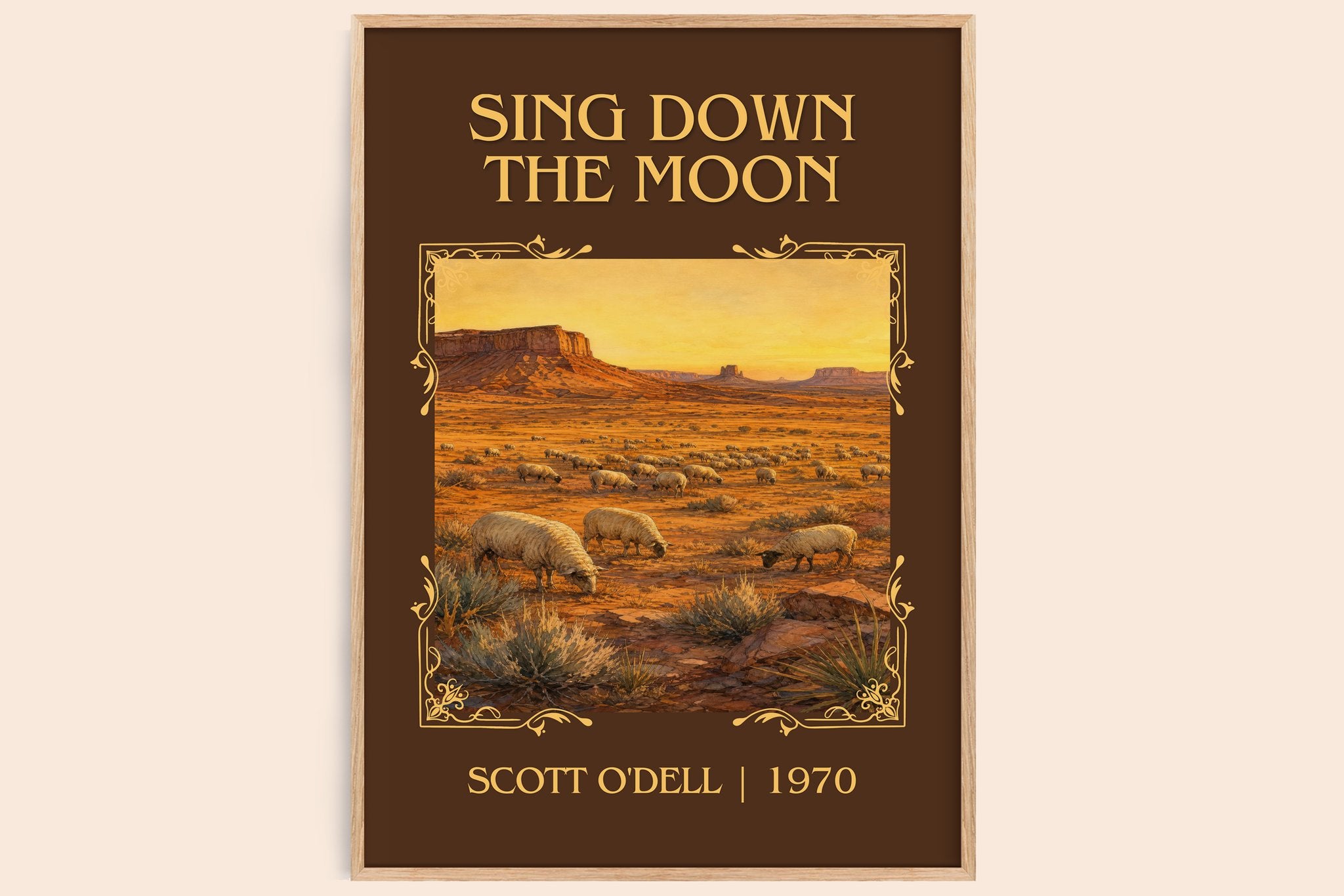 Sing Down the Moon Classic Book Art Print by Scott O'Dell