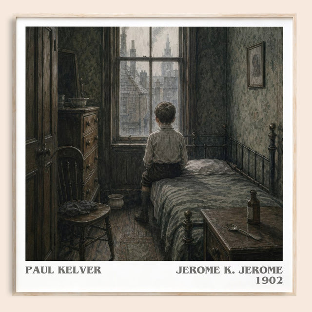 Paul Kelver Literary Art Print by Jerome K. Jerome
