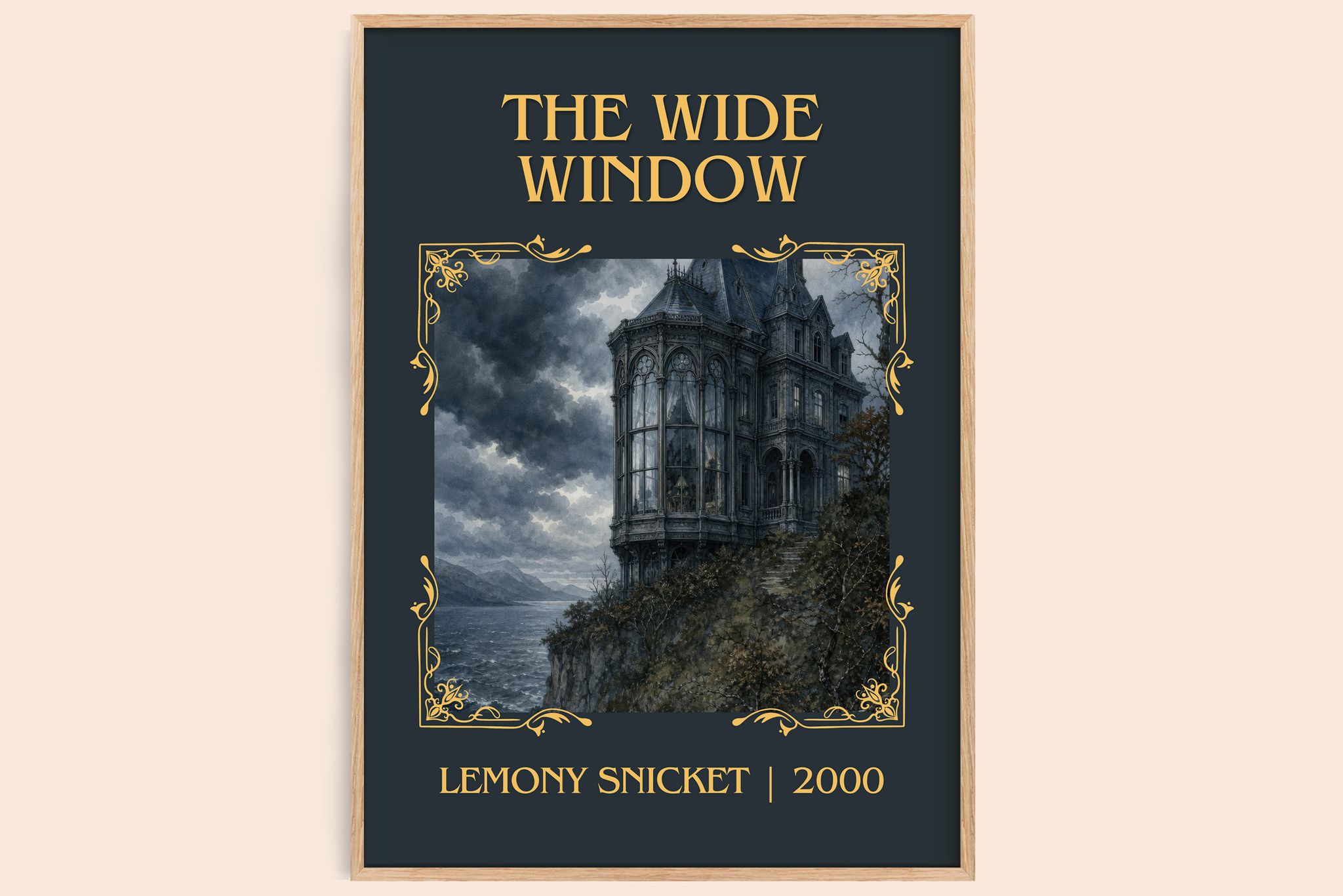 The Wide Window Classic Book Art Print by Lemony Snicket