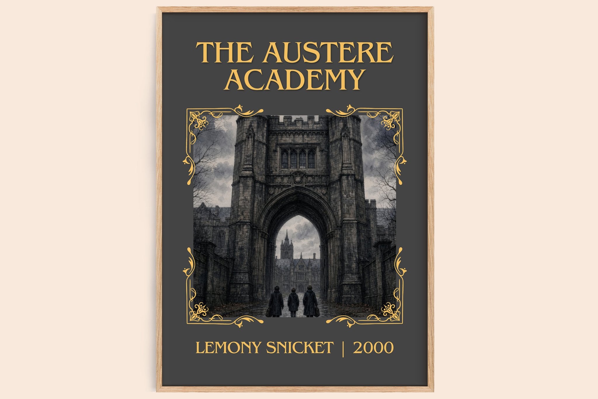 The Austere Academy Classic Book Art Print by Lemony Snicket