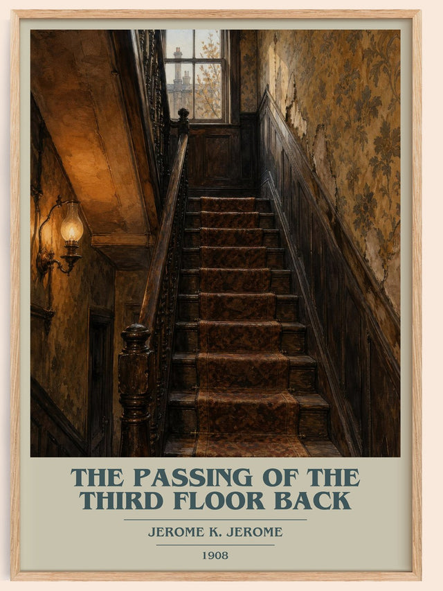 Passing Of The Third Floor Back Book Cover Poster by Jerome K. Jerome