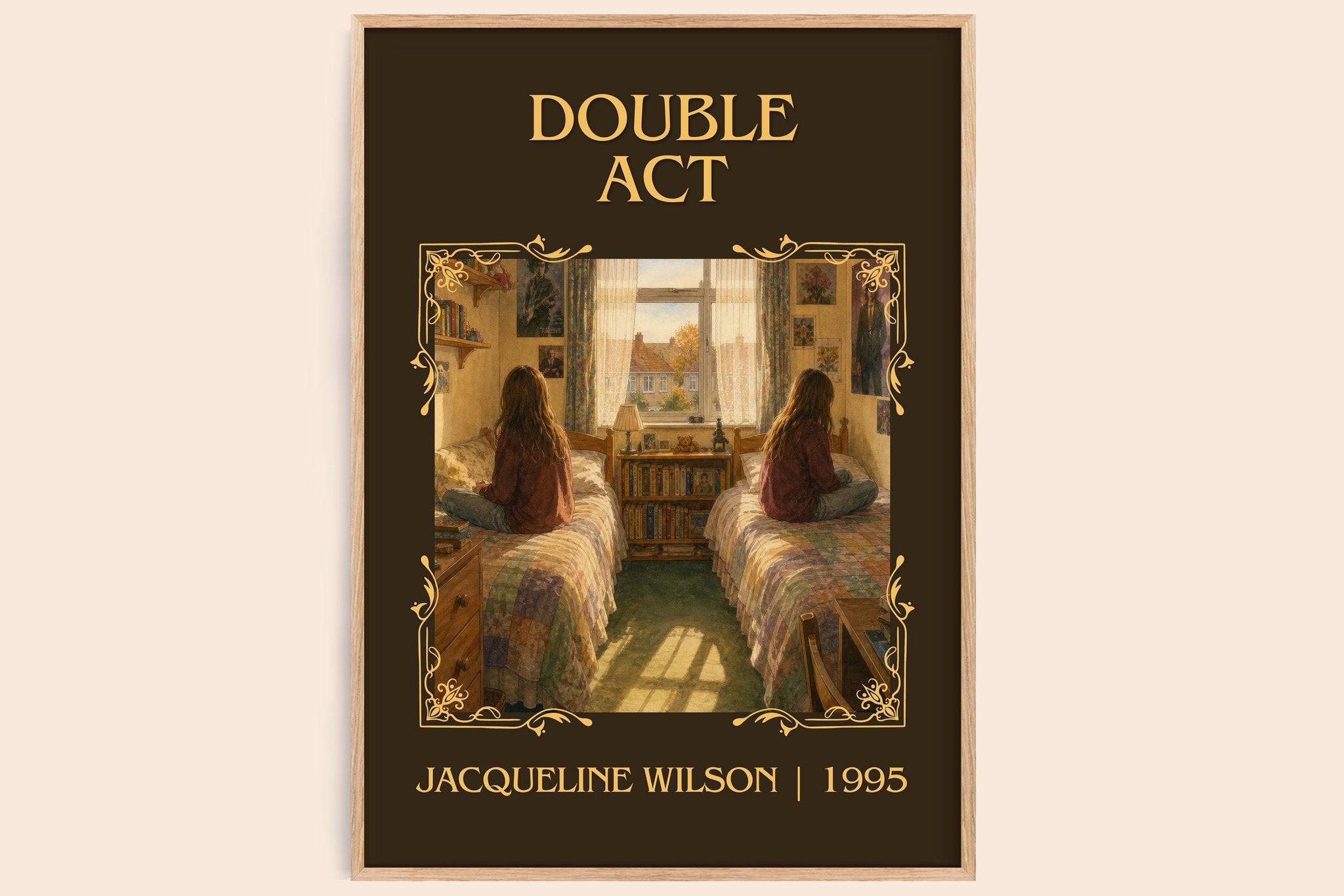 Double Act Classic Book Art Print by Jacqueline Wilson