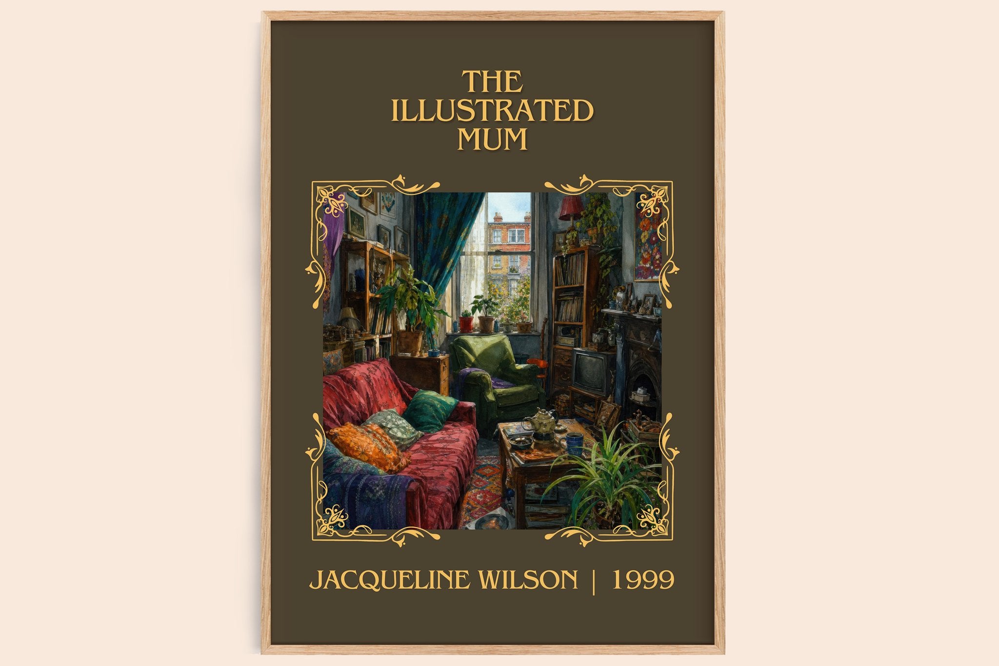 The Illustrated Mum Classic Book Art Print by Jacqueline Wilson
