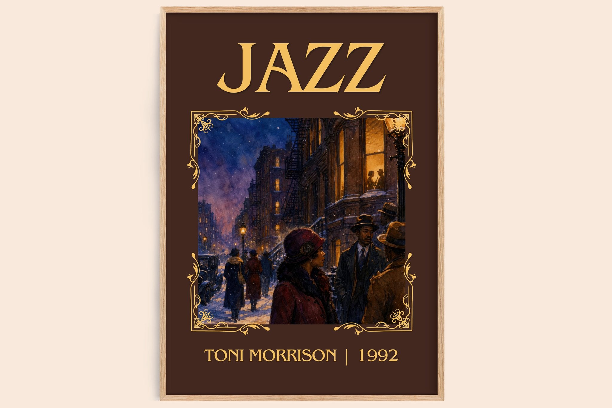 Jazz Classic Book Art Print by Toni Morrison
