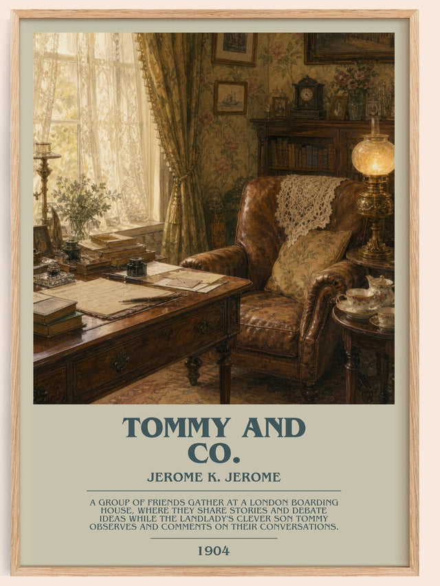 Tommy And Co. Bookish Wall Art by Jerome K. Jerome