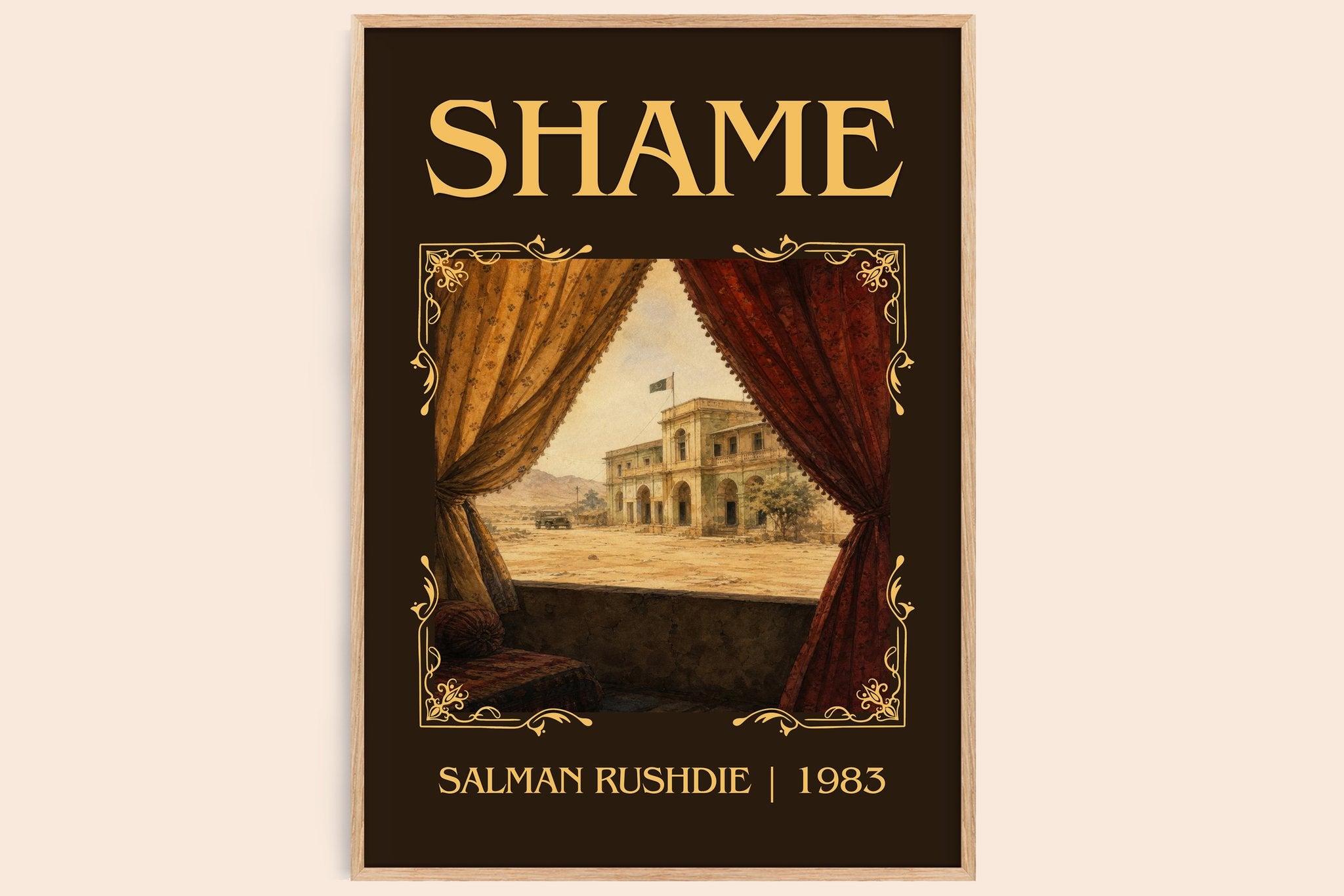 Shame Classic Book Art Print by Salman Rushdie