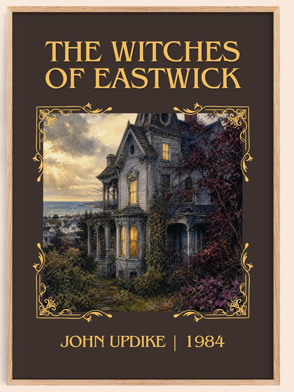 The Witches of Eastwick Classic Book Art Print by John Updike – book poster
