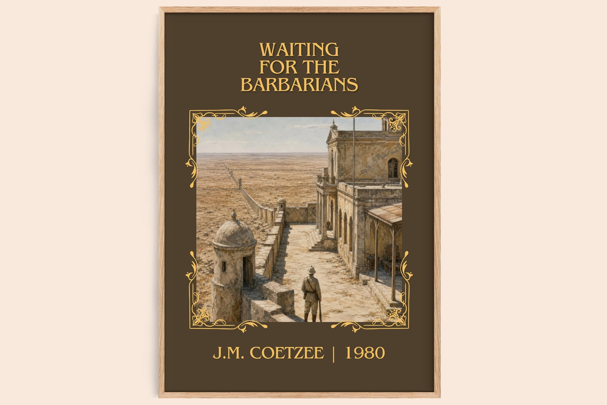 Waiting for the Barbarians Classic Book Art Print by J.M. Coetzee
