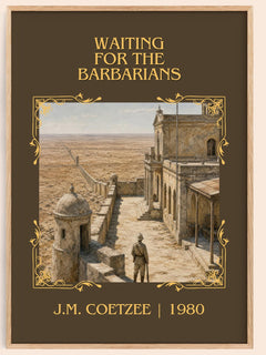 Waiting for the Barbarians Classic Book Art Print by J.M. Coetzee – book poster