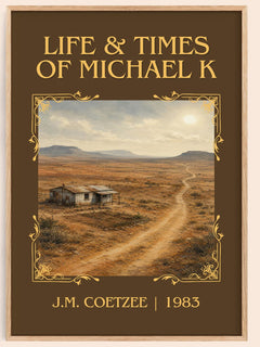 Life & Times of Michael K Classic Book Art Print by J.M. Coetzee – book poster