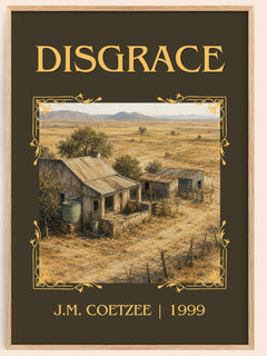 Disgrace Classic Book Art Print by J.M. Coetzee – book poster