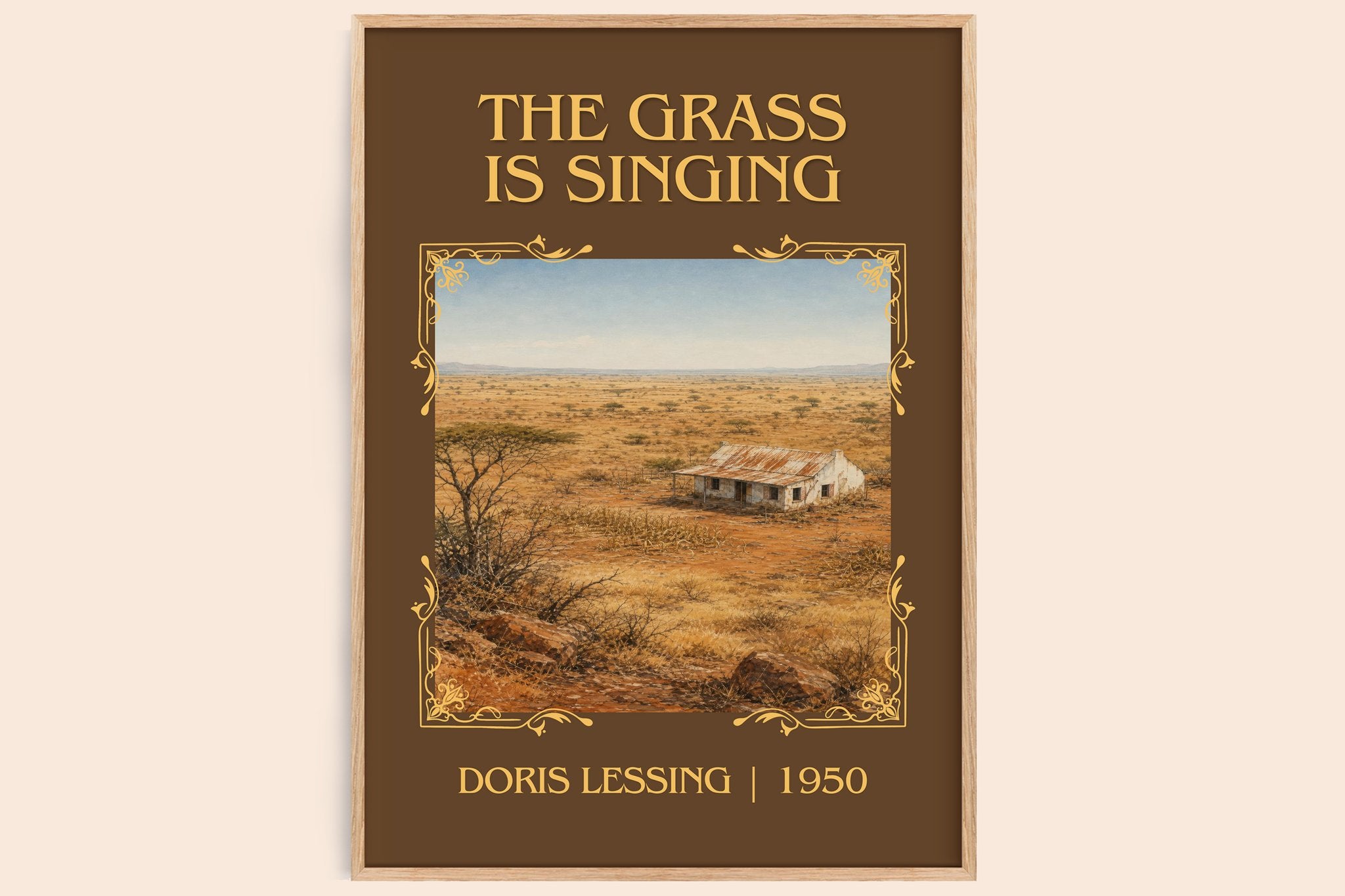 The Grass Is Singing Classic Book Art Print by Doris Lessing