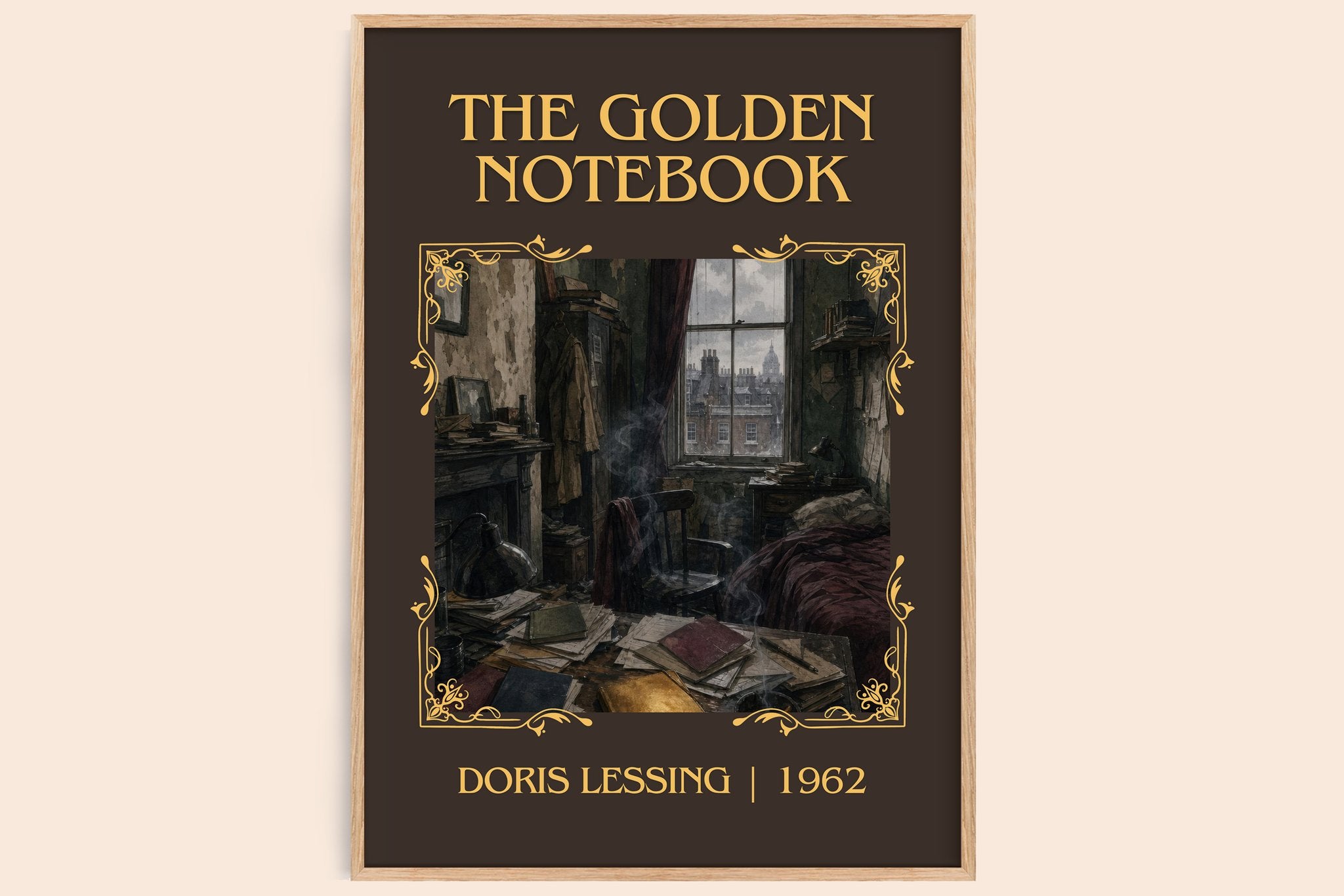 The Golden Notebook Classic Book Art Print by Doris Lessing