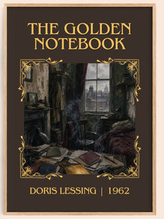 The Golden Notebook Classic Book Art Print by Doris Lessing – book poster