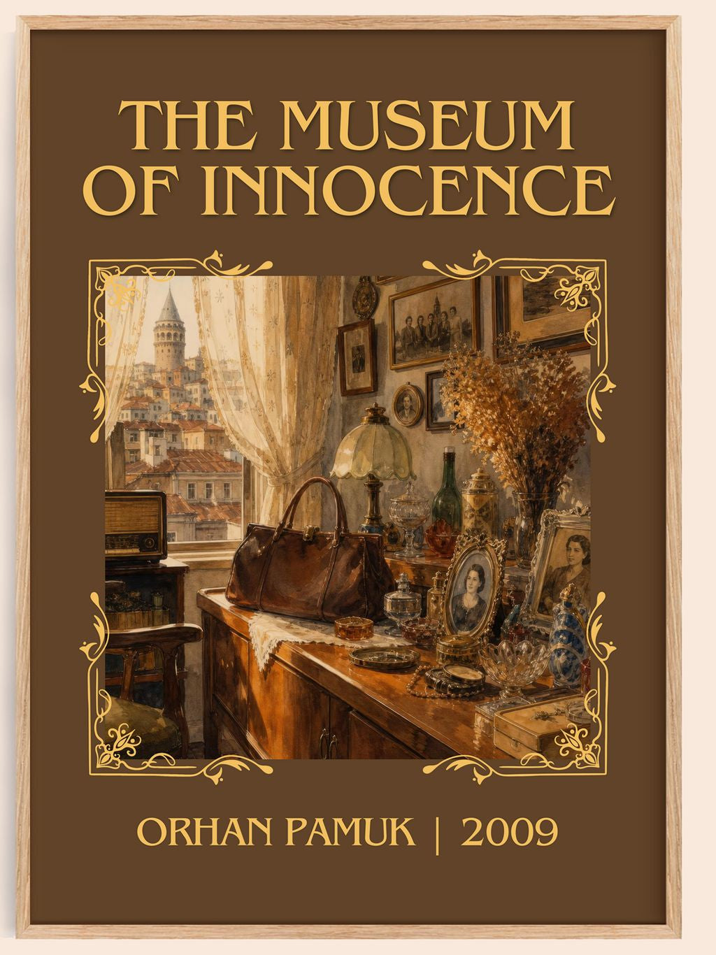 The Museum of Innocence Classic Book Art Print by Orhan Pamuk – book poster