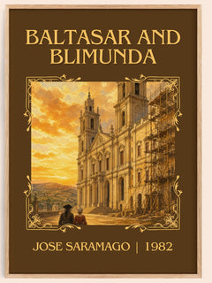 Baltasar and Blimunda Classic Book Art Print by José Saramago – book poster