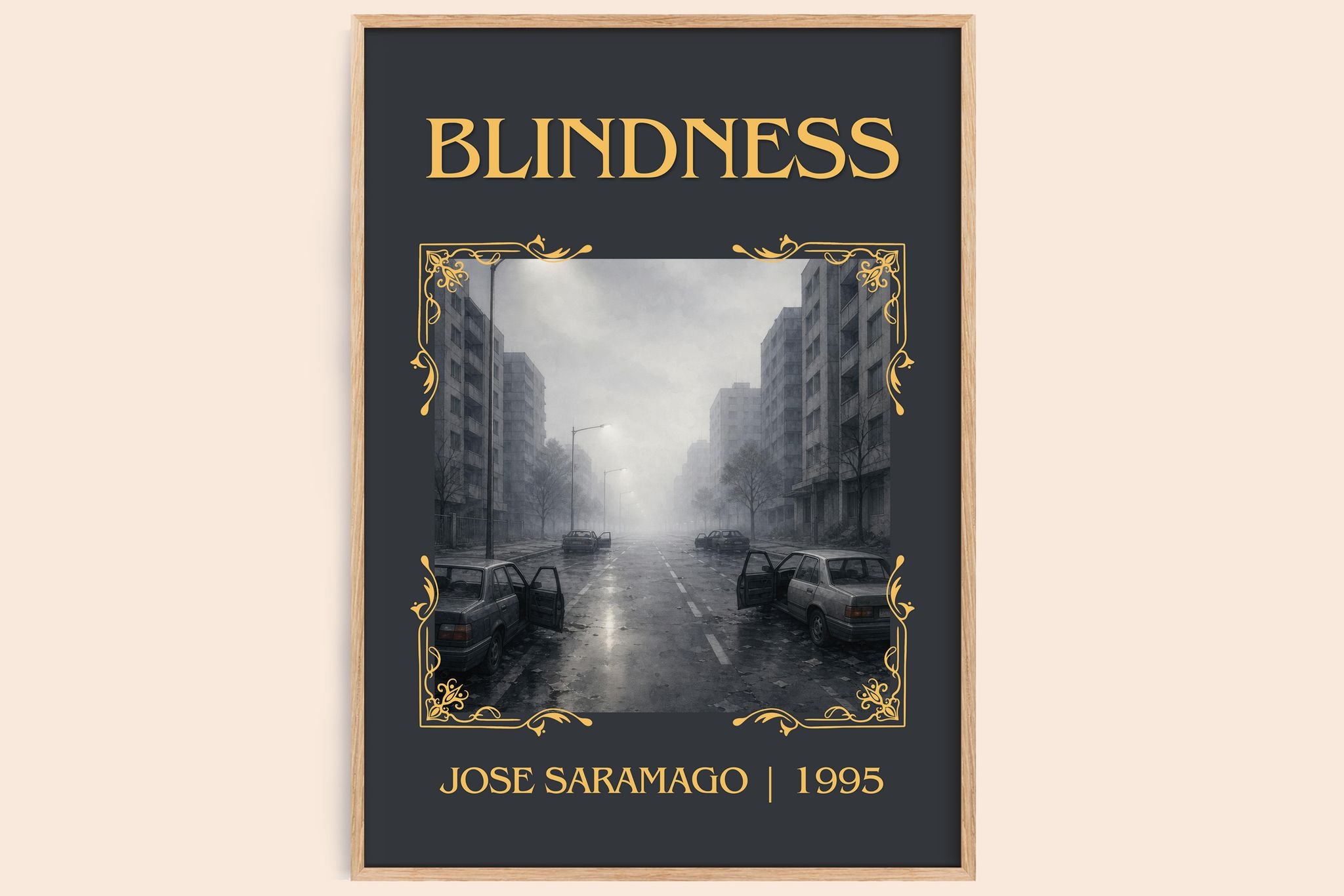 Blindness Classic Book Art Print by José Saramago