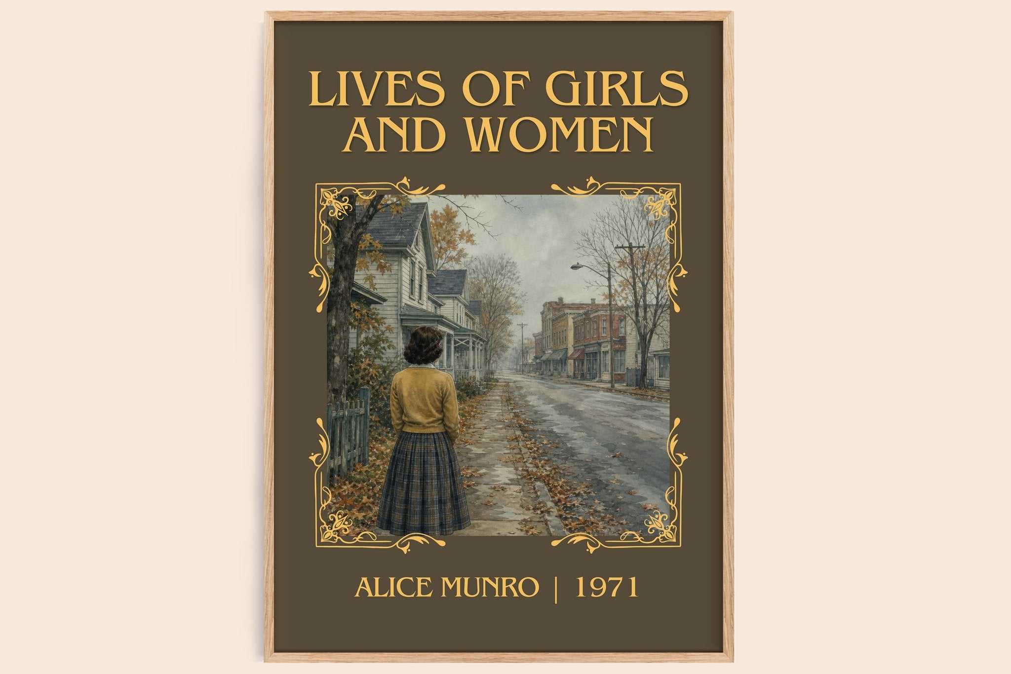 Lives of Girls and Women Classic Book Art Print by Alice Munro