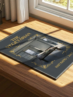 The Vegetarian Classic Book Art Print by Han Kang – print on a sunlit desk