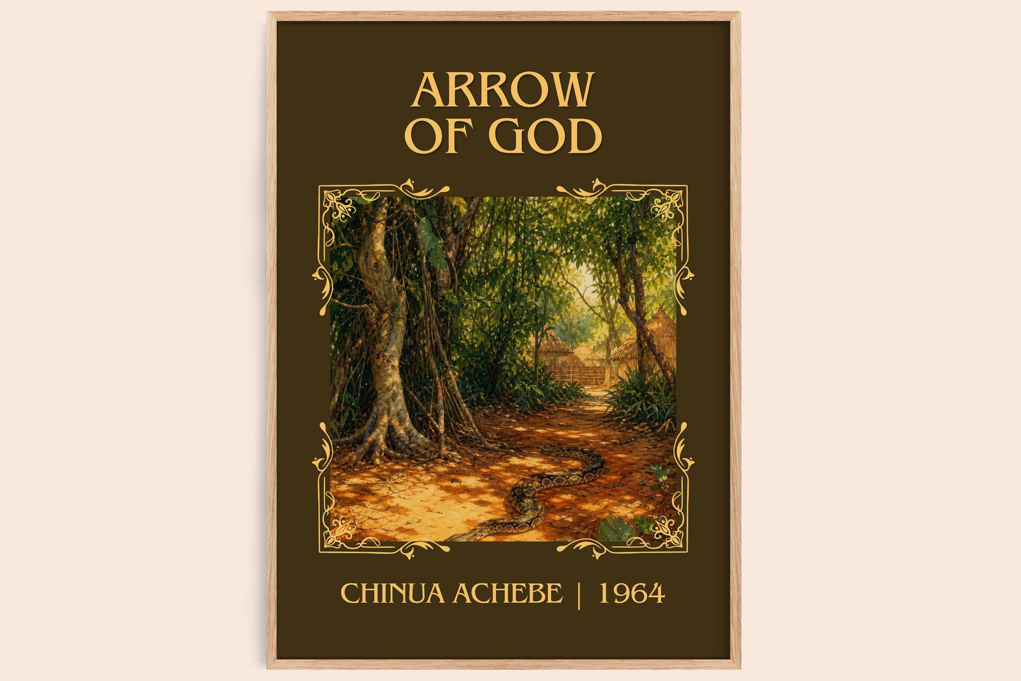 Arrow of God Classic Book Art Print by Chinua Achebe
