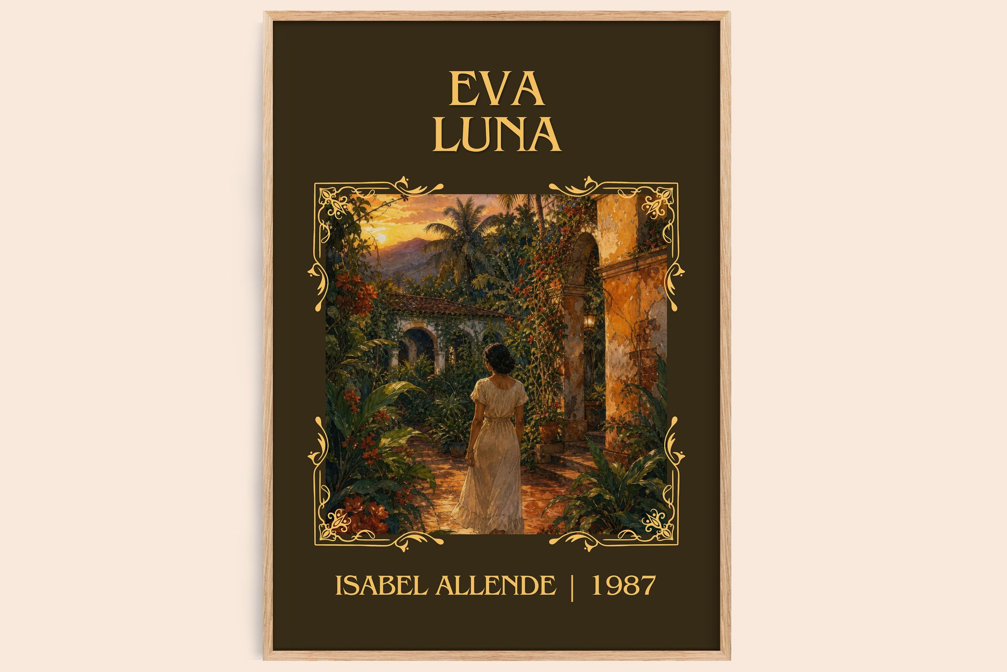 Eva Luna Classic Book Art Print by Isabel Allende