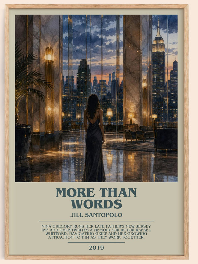 More Than Words Bookish Wall Art by Jill Santopolo