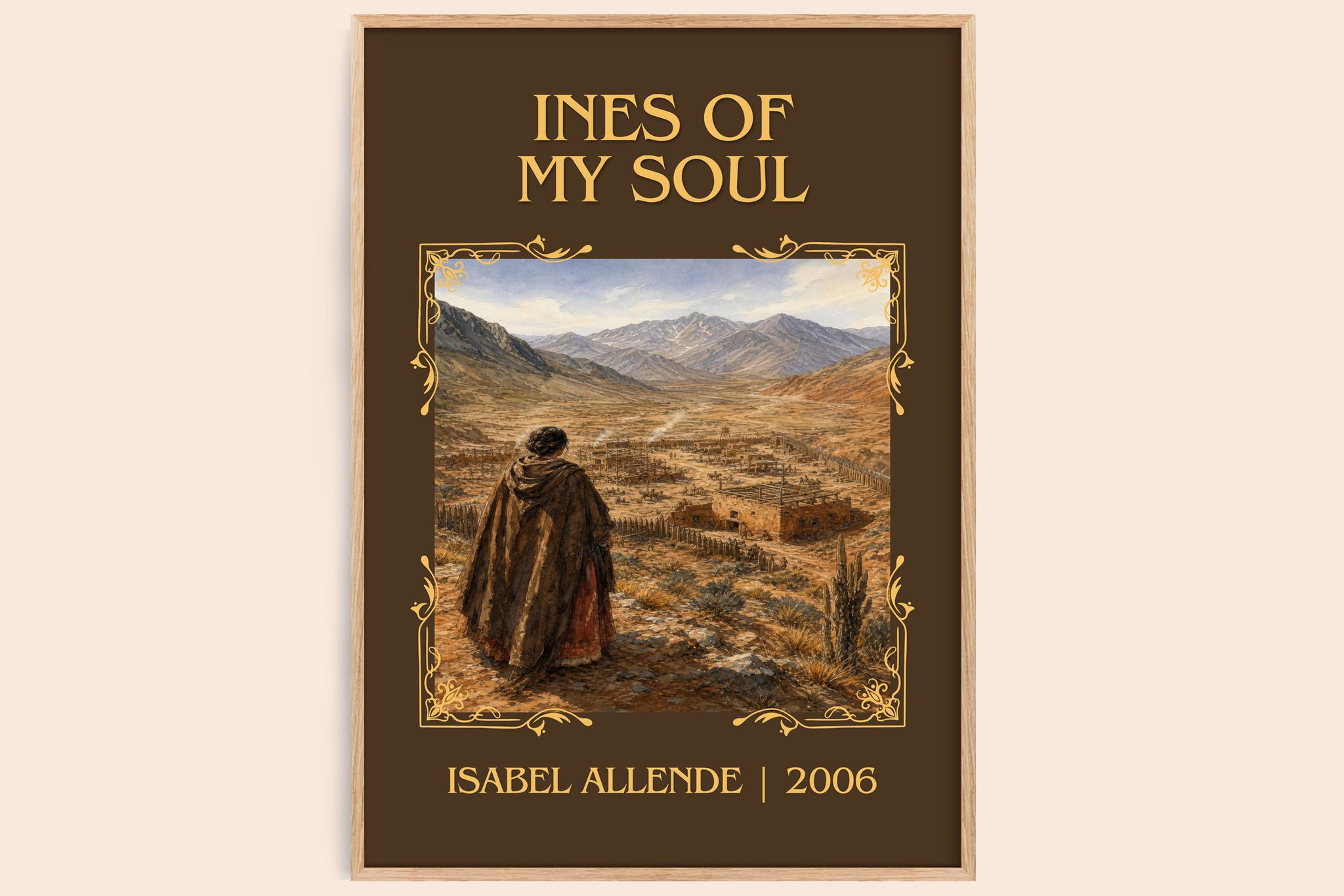 Ines of My Soul Classic Book Art Print by Isabel Allende