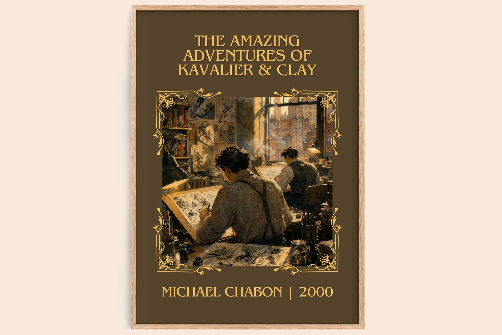 The Amazing Adventures of Kavalier & Clay Classic Book Art Print by Michael Chabon