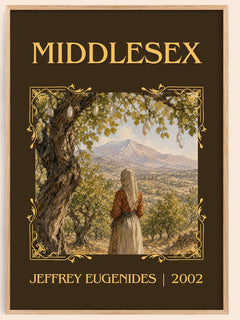 Middlesex Classic Book Art Print by Jeffrey Eugenides – book poster