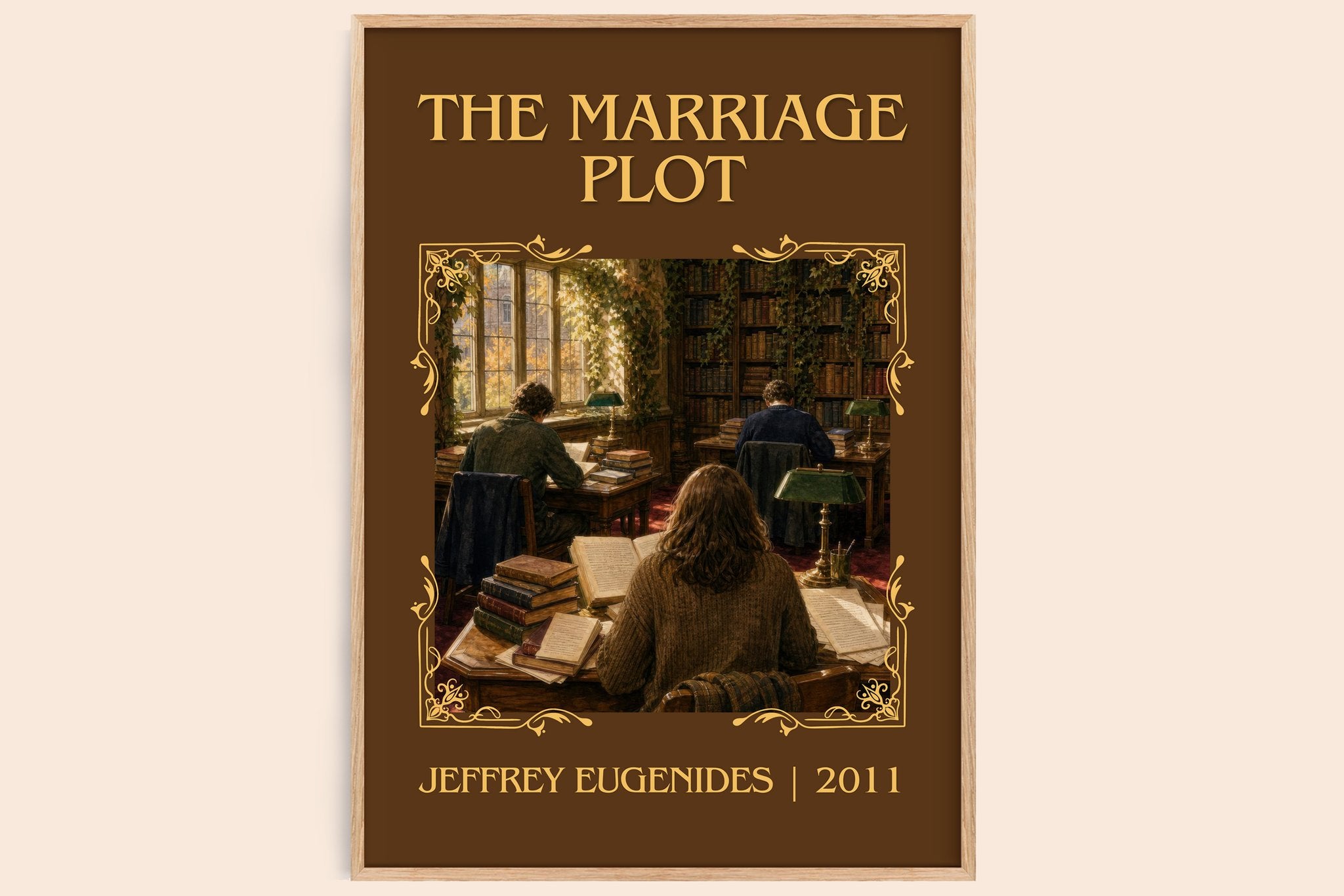 The Marriage Plot Classic Book Art Print by Jeffrey Eugenides
