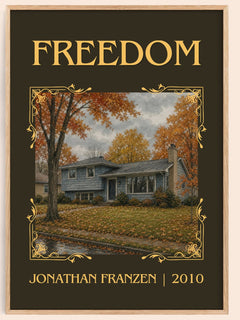 Freedom Classic Book Art Print by Jonathan Franzen – book poster