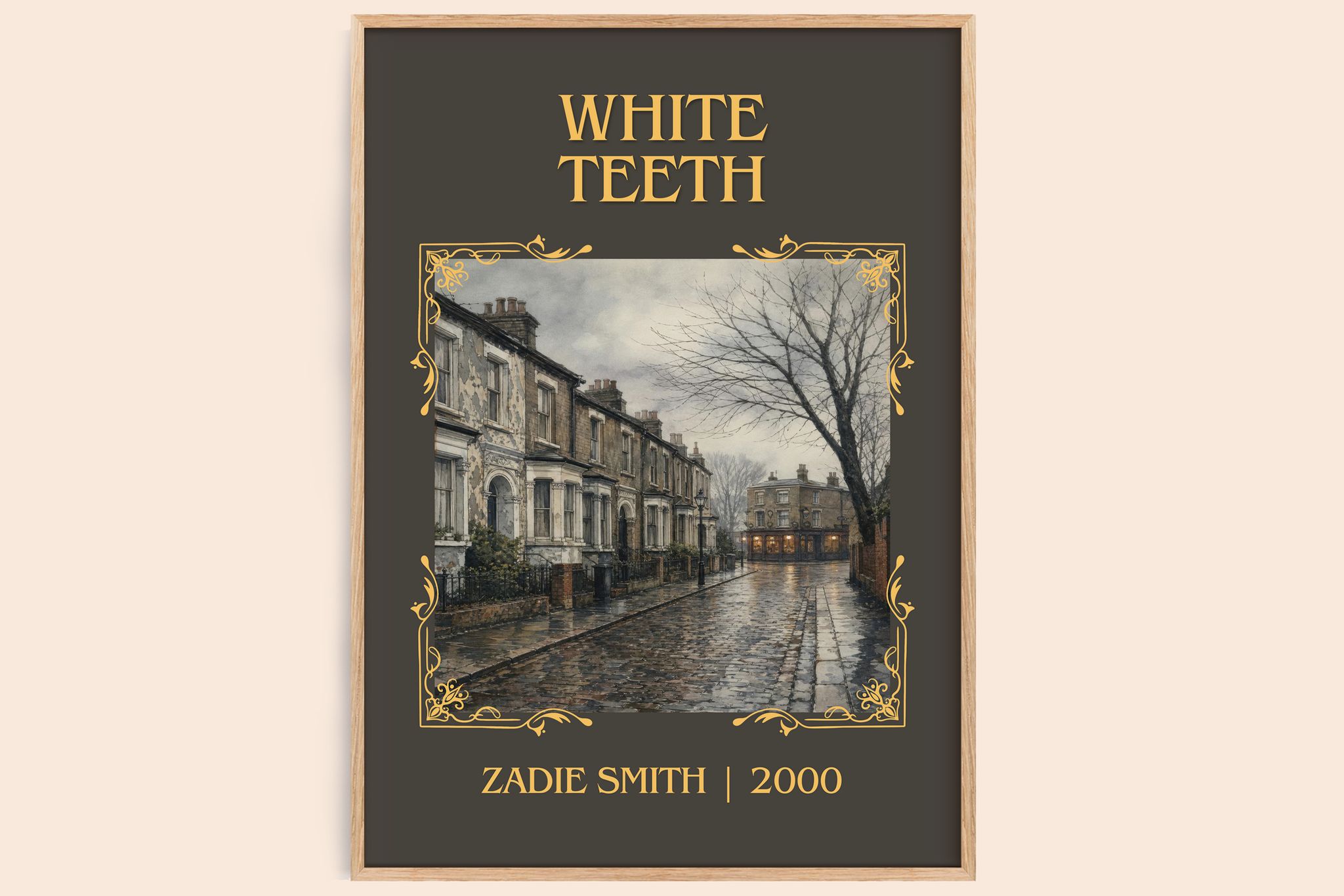 White Teeth Classic Book Art Print by Zadie Smith
