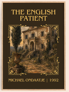 The English Patient Classic Book Art Print by Michael Ondaatje – book poster