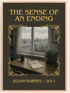 The Sense of an Ending Classic Book Art Print by Julian Barnes – book poster